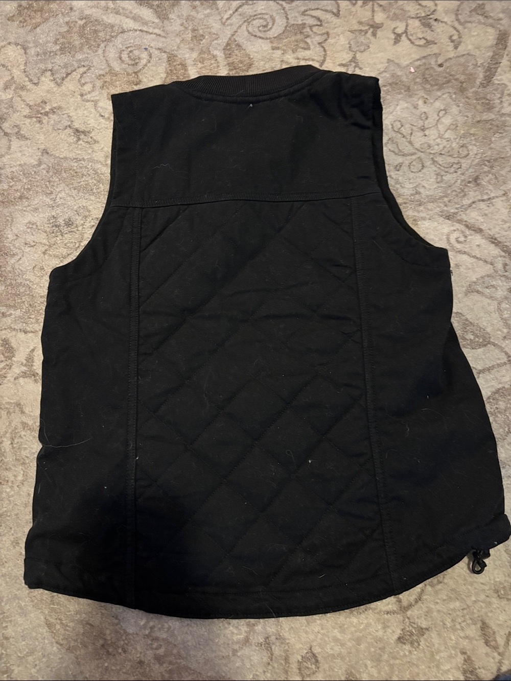 Carhartt Black Quilted Work Vest with Chest Patch - Picture 5 of 5
